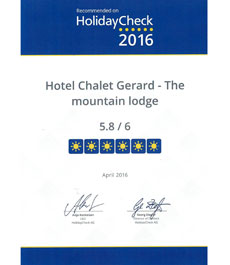 Award HolidayCheck 2016