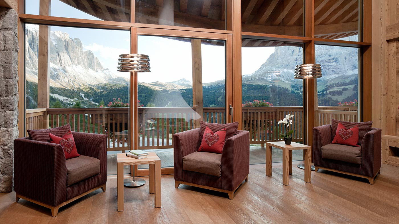 A beautiful view at Chalet Gerard in Selva Val Gardena