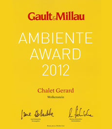 Award Gault Millau 2012