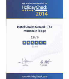 Award HolidayCheck 2014